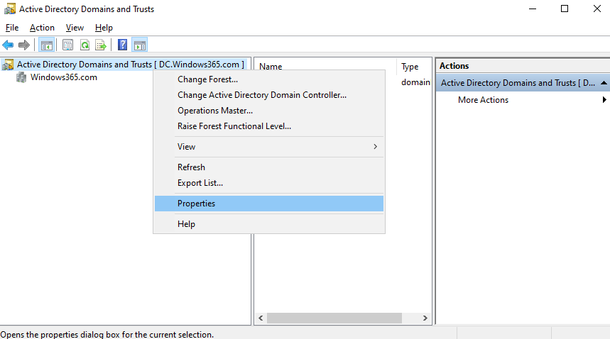 Active Directory Domain and Trust domain suffix in AD