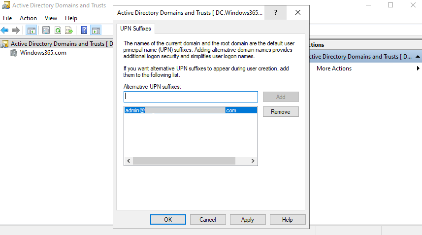 Add initial domain from M365 tenant