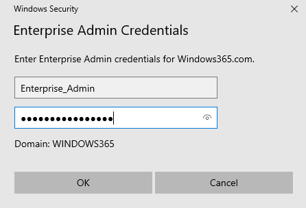 Admin Credentials