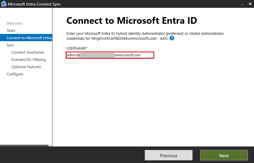 Connect to Microsoft Entra ID