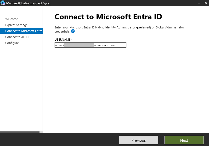 Login with Global Administrator