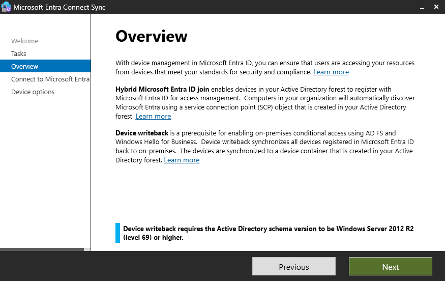 Microsof Azure Active Directory Connect