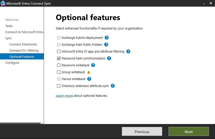 Microsoft Enter Connect Sync