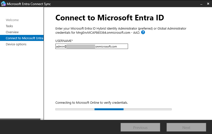 Microsoft Entra Connect ID