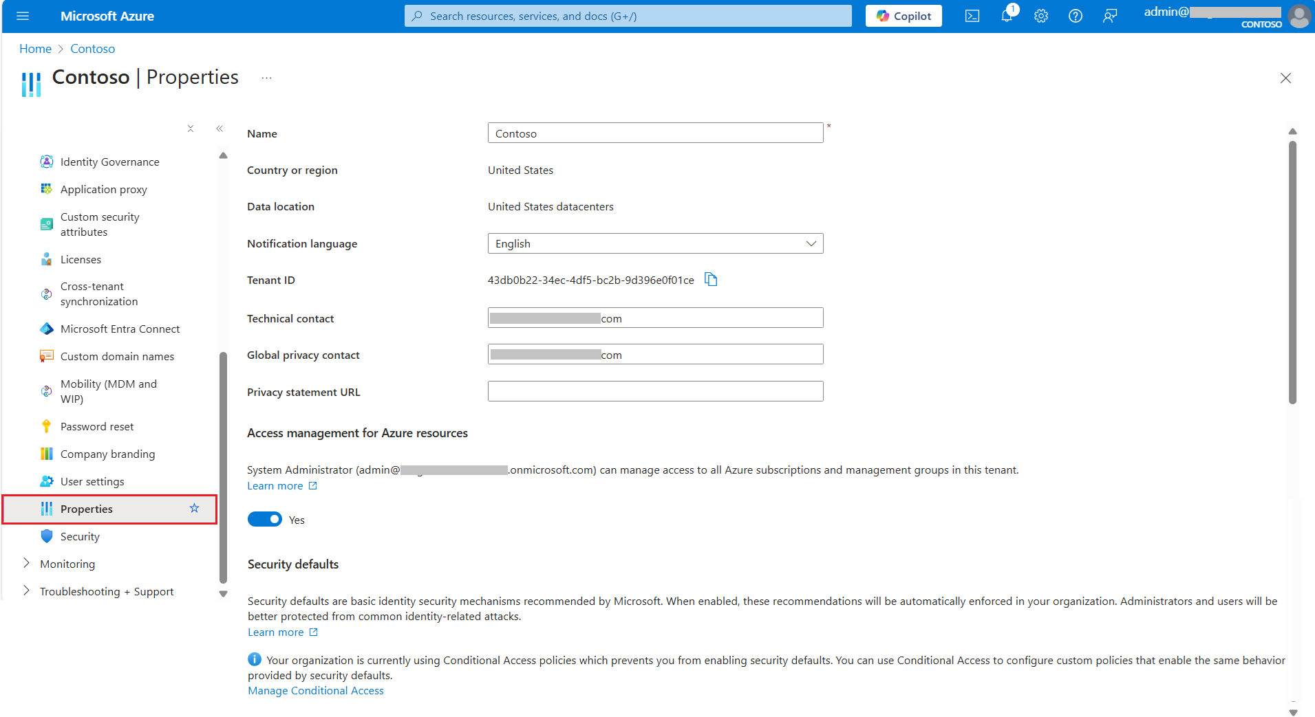 How to enable Security defaults in Microsoft Entra ID