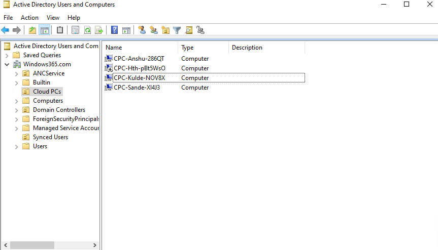 Windows 365 Cloud PCs